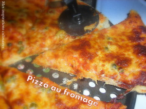 pizza au fromage