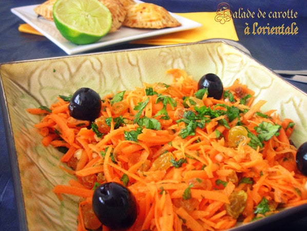 Salade de carotte au cumin et raisins secs Salade de carotte au cumin et raisins secs