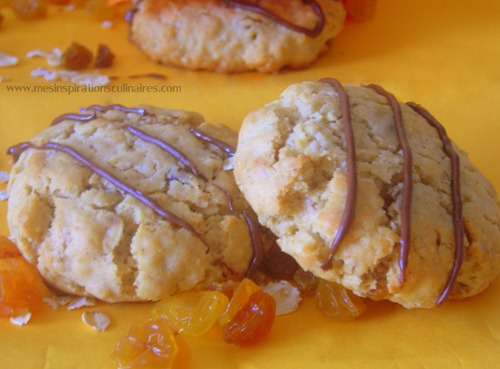 cookies aux raisins secs et flocons d'avoine