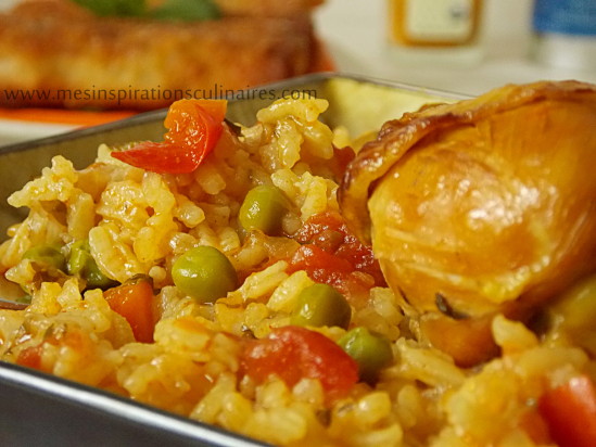 Riz au poulet / cuisine algerienne
