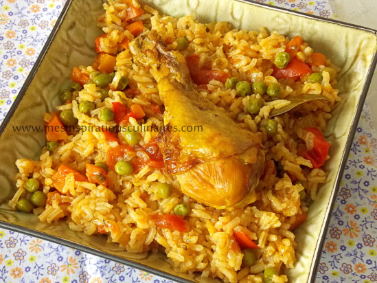 Riz au poulet / cuisine algerienne