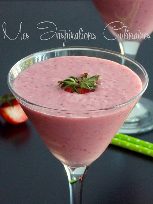 milk shake aux fraises