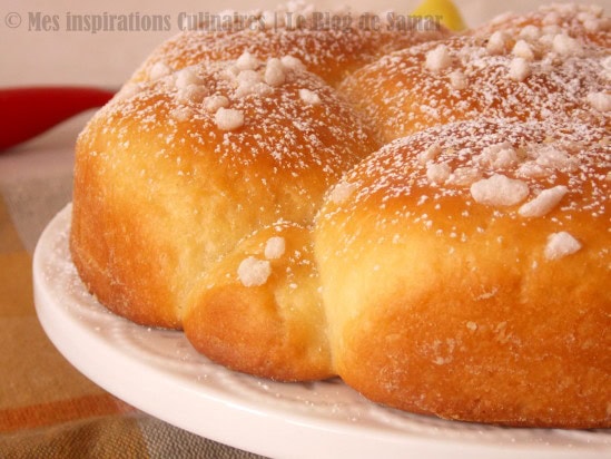 Brioche sans Beurre et sans oeufs