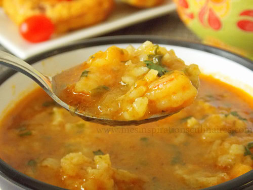 Soupe aux crevettes (شربة القمرون او الجمبري )