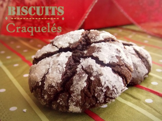 Biscuits craquelés au chocolat irresistibles de Martha Stewart