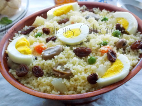 couscous kabyle aux légumes vapeurs 