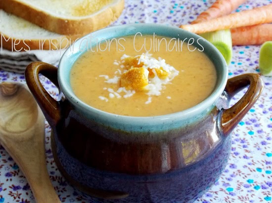 Soupe au tapioca et aux légumes