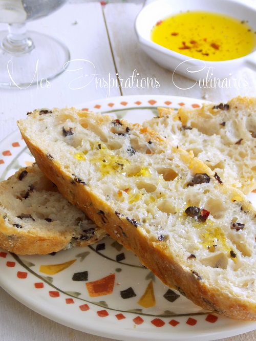 pain sans petrissage aux olives {en cocotte}