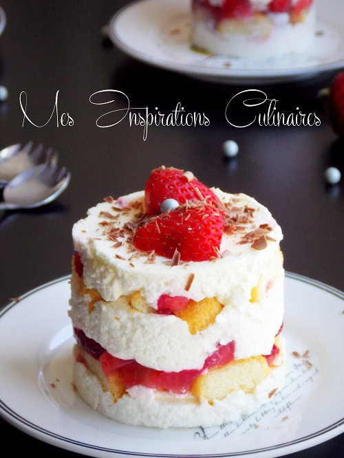 recette tiramisu fraise sable