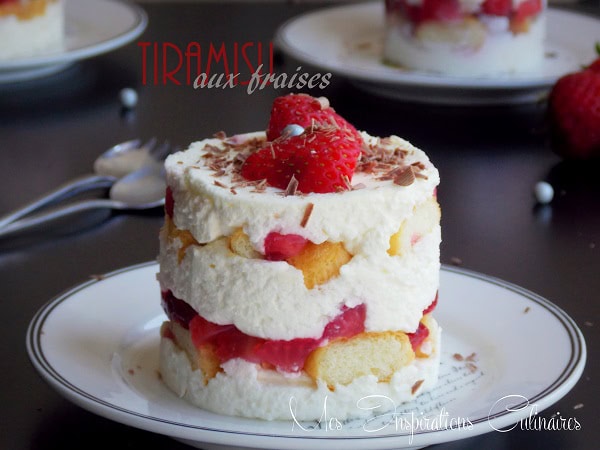 recette tiramisu fraise sans blanc en neige