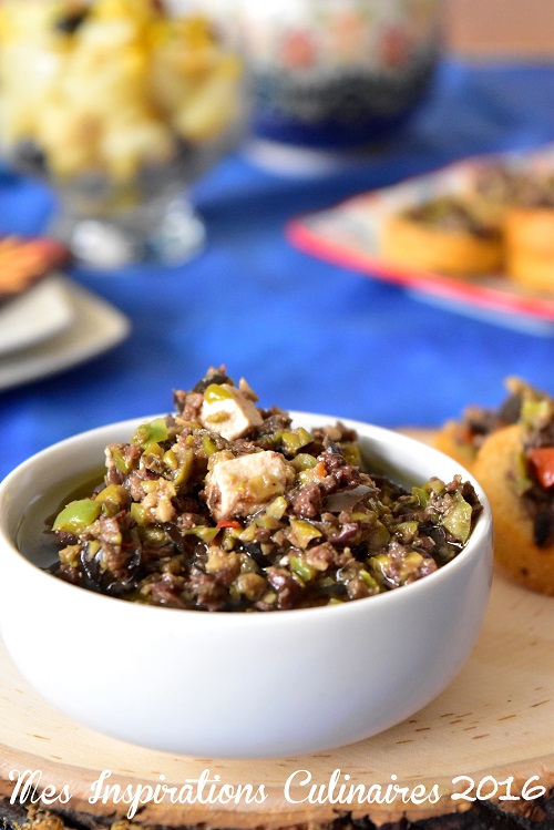 tapenade d'olives noires recette facile
