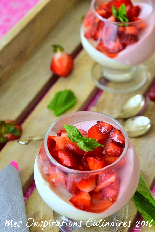 recette panna cotta aux fraises 1
