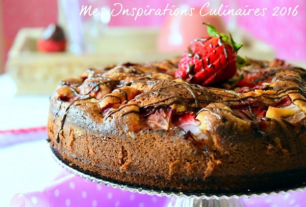gateau moelleux aux fraises 1