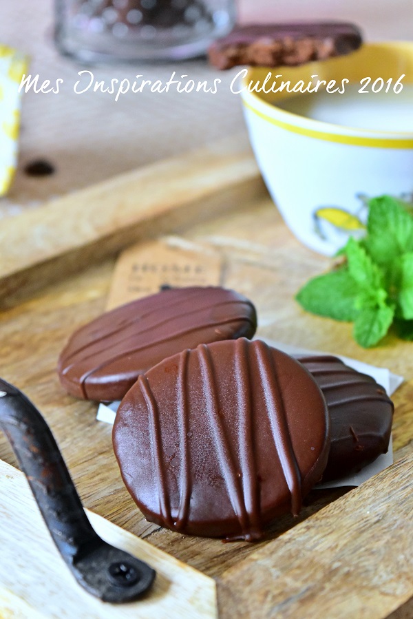 Biscuits chocolat Menthe