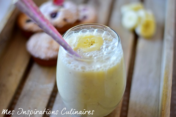 Milk-Shake banane : recette facile | Le Blog cuisine de Samar