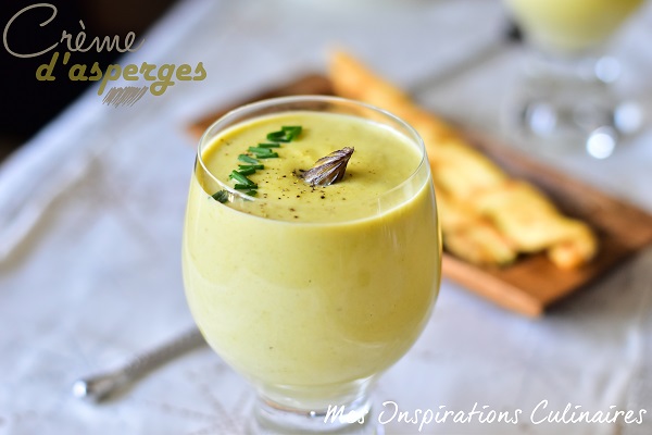 Crème d'asperges blanches