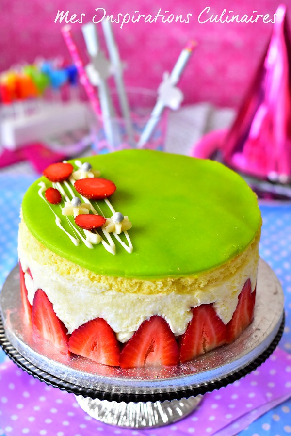 Recette fraisier, gâteau aux fraises facile