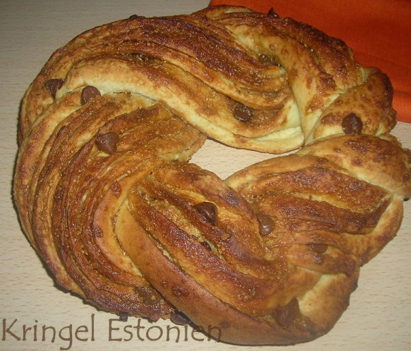 Kringle Estonien, Pain tressé à la cannelle