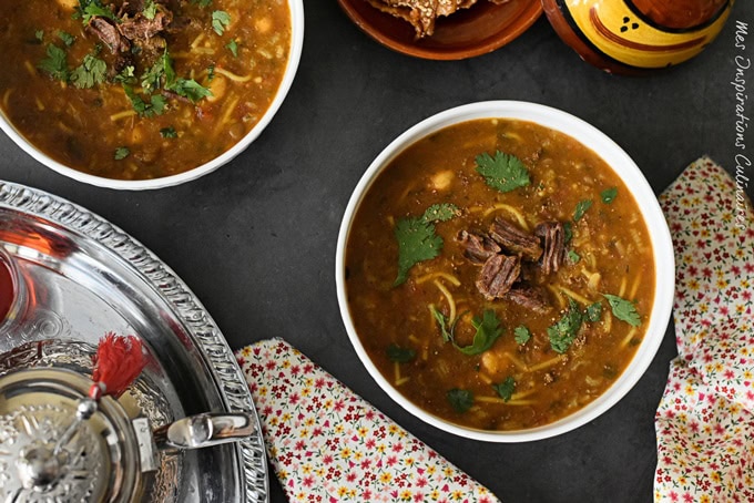 La soupe marocaine (Harira marocaine)