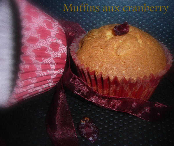 Mini-Muffins aux cranberries (canneberges)