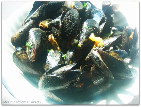 Moules sauce epicée