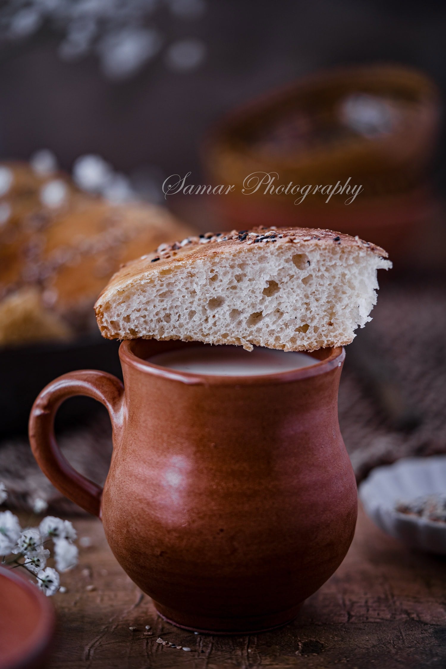 Pain moelleux au four