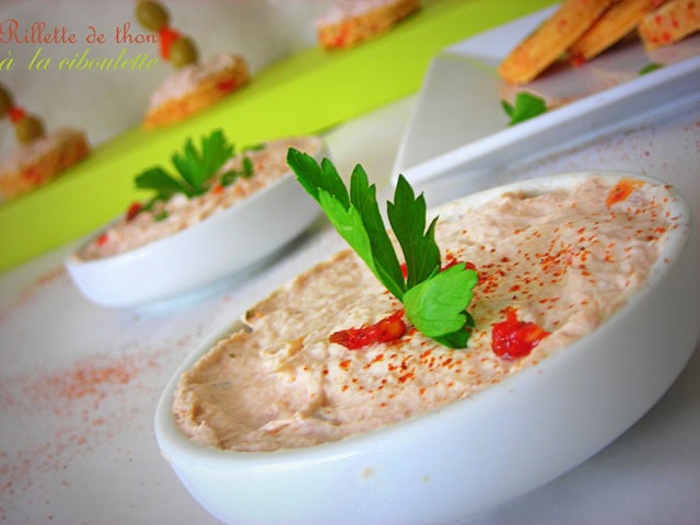 Rillettes de thon & tomates séchées