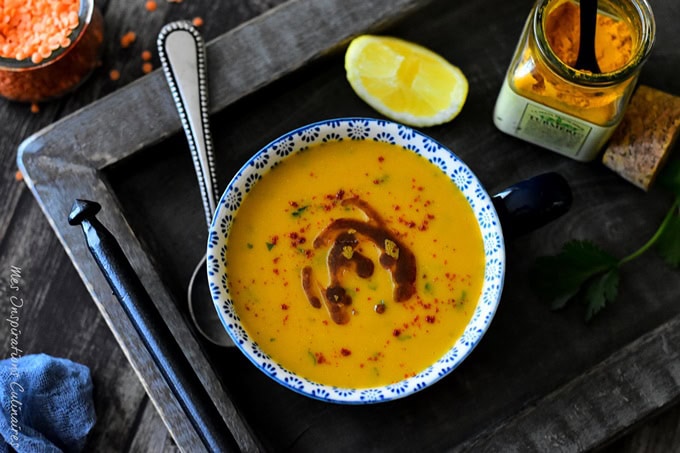 Soupe de lentilles corail (recette égyptienne)