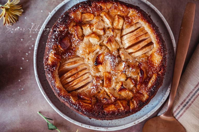 Gâteau aux pommes sans oeufs (allergie aux oeufs)