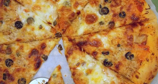 Pizza Rapide Et Facile A La Pate Magique 10 Min عجين العشر دقائق