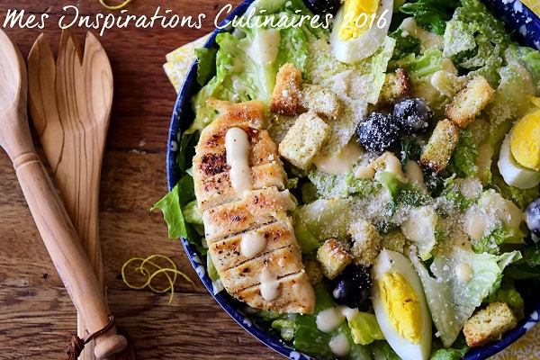 Salade César au poulet - Caesar salad