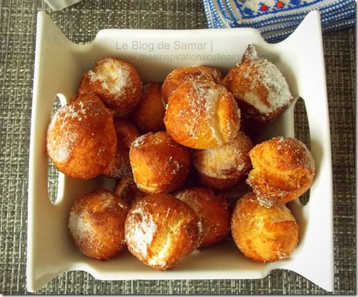 Croustillons (pets-de-nonne) beignets pour Mardi-gras