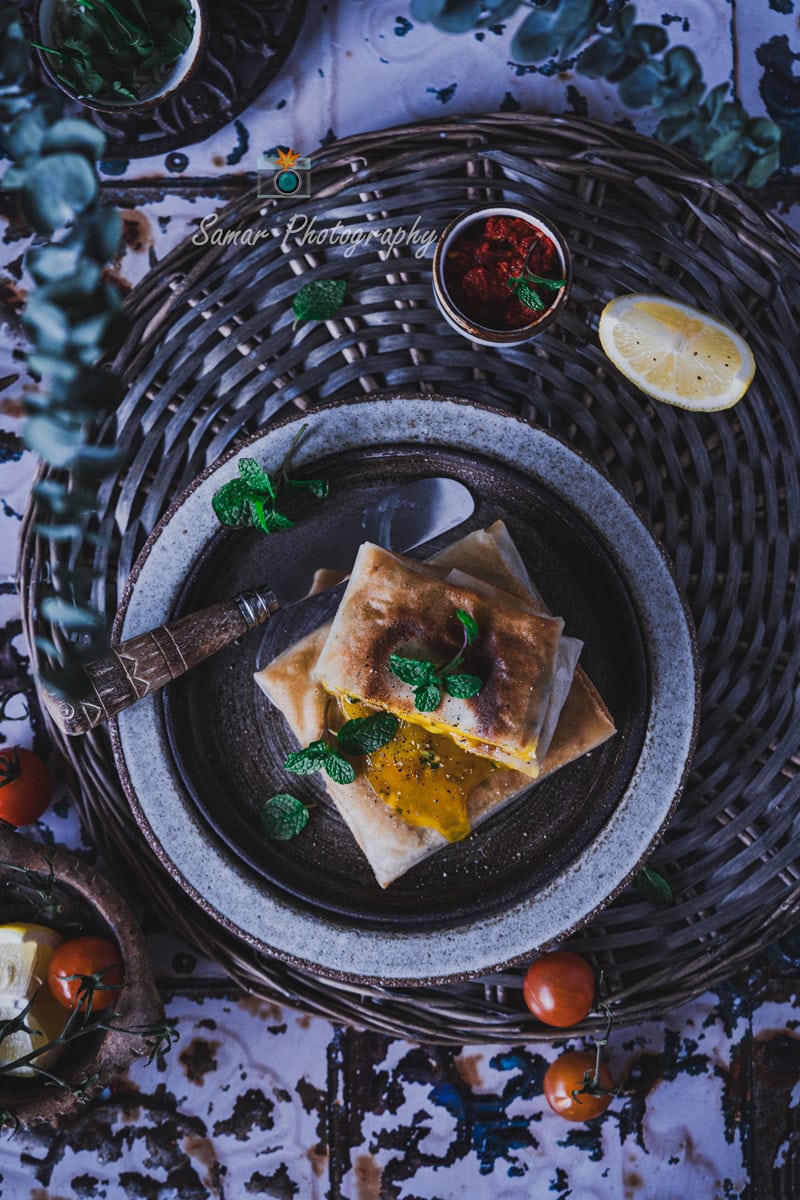 Brick tunisienne à l'oeuf