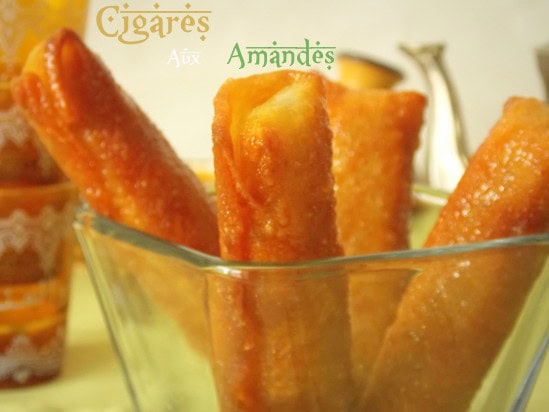 Cigares aux amandes et miel