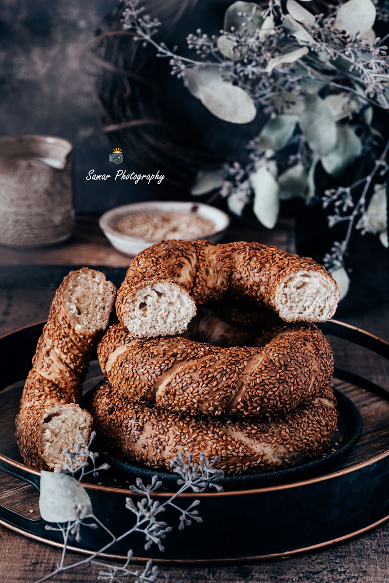 Le pain turc simit aux graines de sésames 