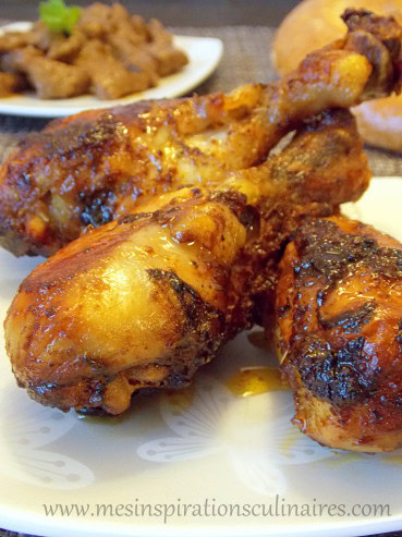 Pilons de poulet au four (delicieuse marinade)