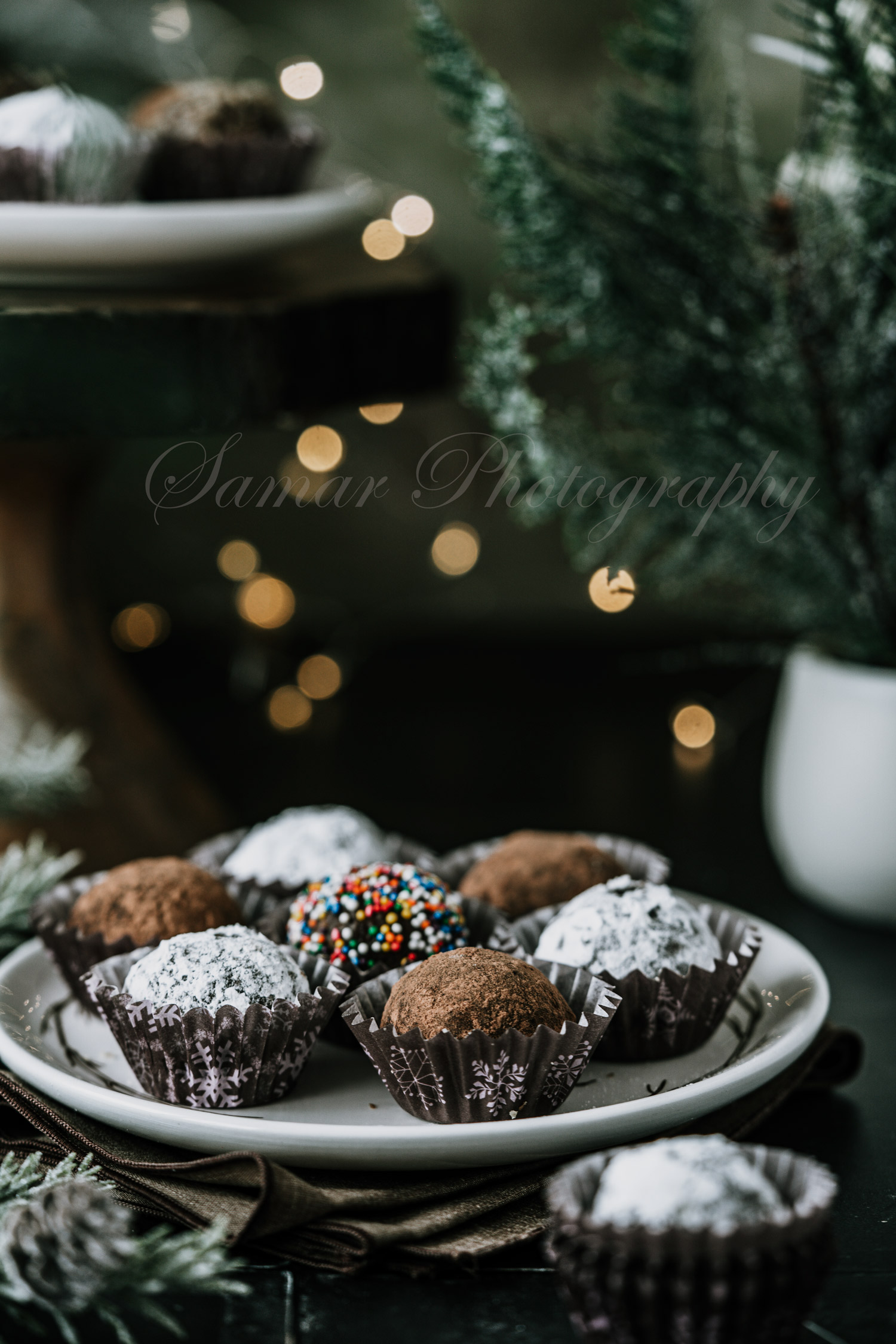Boules de Rhum et cacao et noix