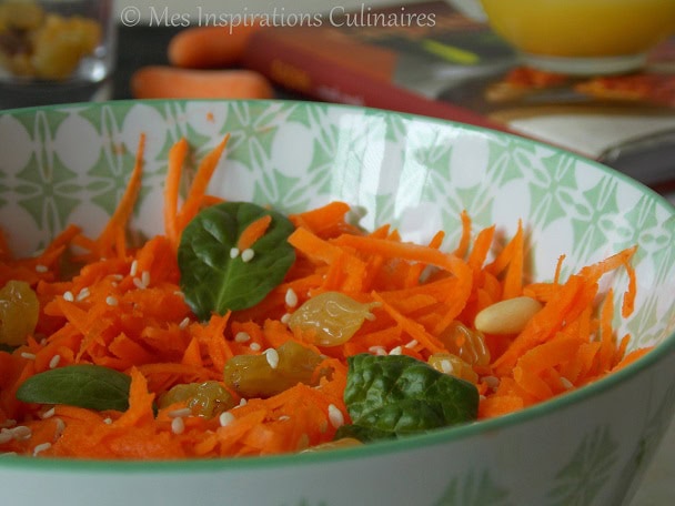 Salade de carottes râpées a l’orange