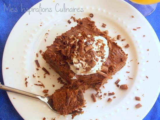 Brownie mousse au chocolat hyper gourmand