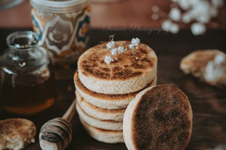 Harcha Galette de semoule marocaine / حَرْشَة