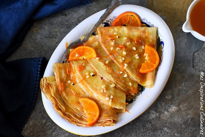 Recette crêpes sans oeufs (sauce à l’orange) - Les Recette de A à Z