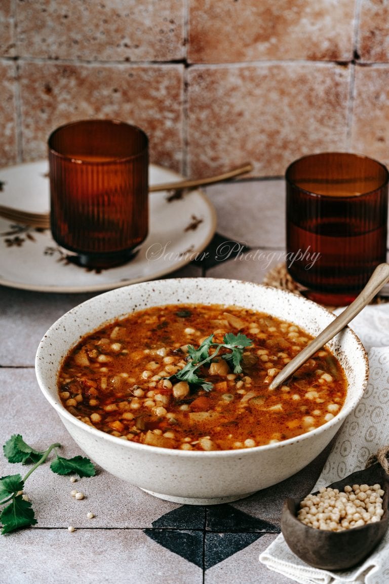 Berkoukes aux légumes (بركوكس) : Un plat économique et réconfortant