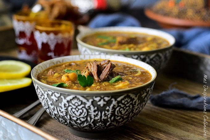 soupe Harira marocaine, harira fassia