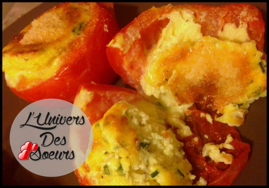 nids de tomates aux oeufs