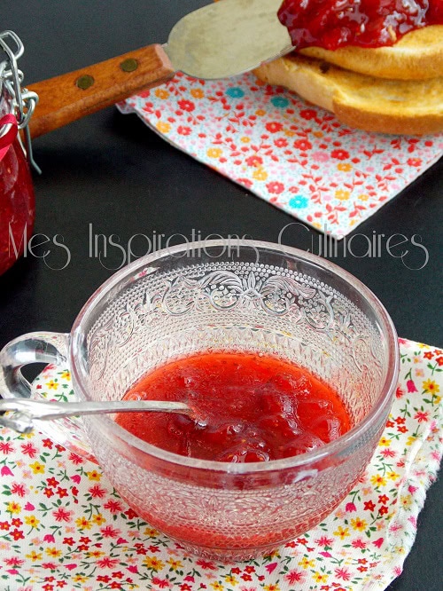 confiture de fraise maison