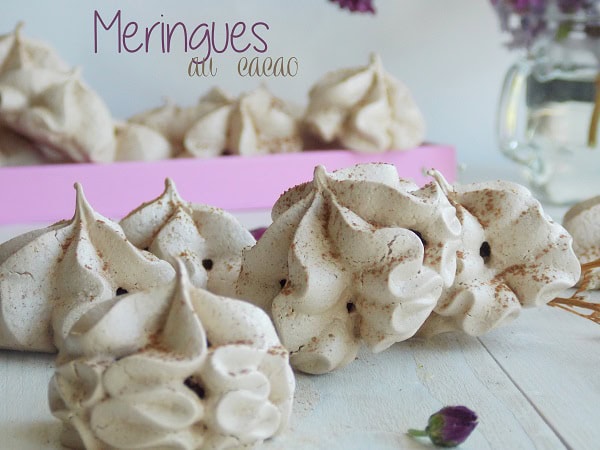 meringues au chocolat {cacao}