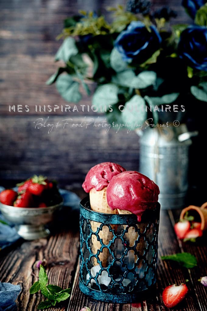 Sorbet aux fraises sans sorbetière Le sorbet a la fraise sans sorbetière