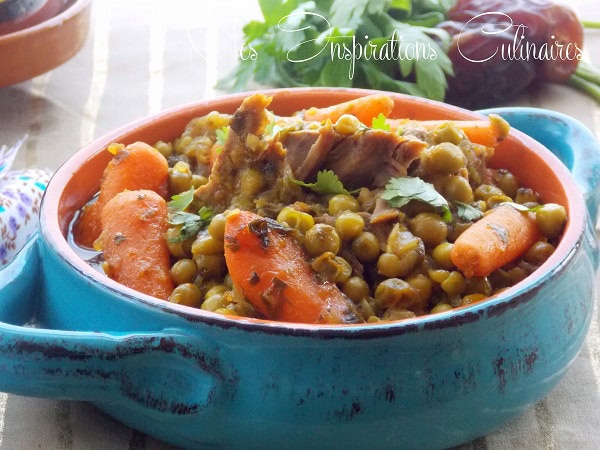 Tajine D Agneau Aux Petits Pois Le Blog Cuisine De Samar