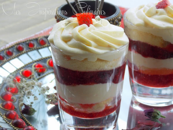 le Trifle aux fraises au lemon curd