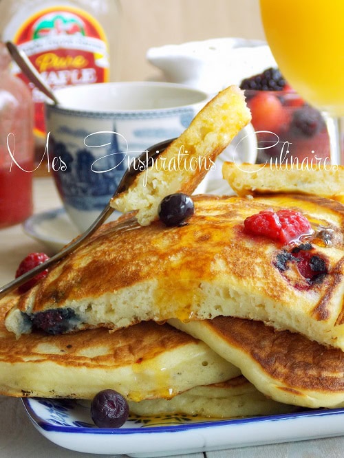 pancakes au yaourt moelleux